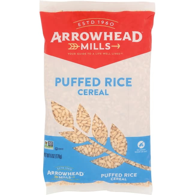 Arrowhead Mills 퍼프 라이스 시리얼 6온스 패키지
